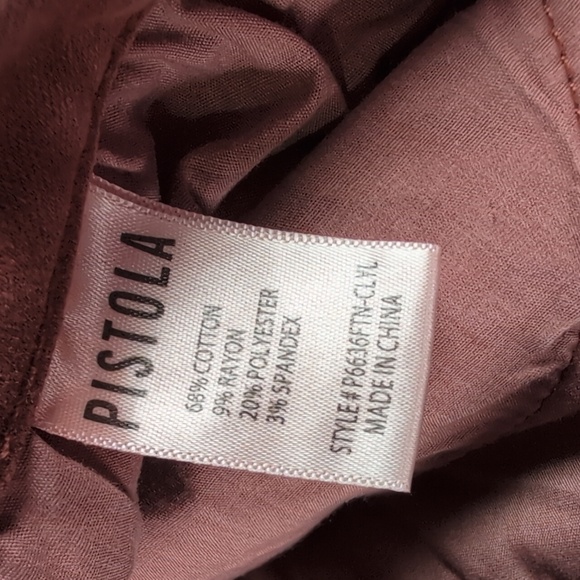 Pistola Arianna High Rise Skinny Jean in Dusty Clay Size 33 - Picture 7 of 9